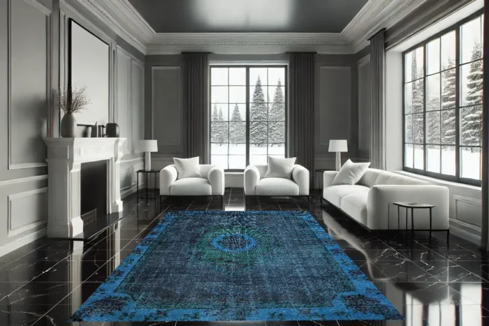 Sapphire Heirloom Washable Rug - Image 4