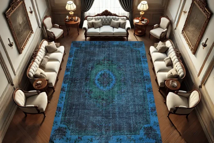Sapphire Heirloom Washable Rug - Image 3