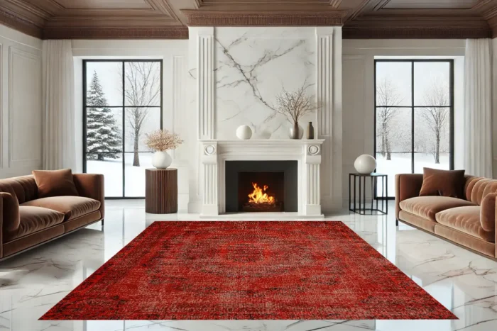 Crimson Washable Rug - Image 2