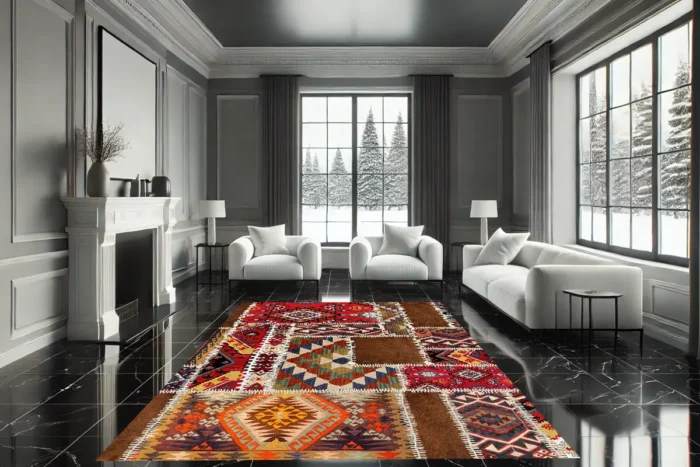 Nomadic Mosaic Washable Rug - Image 4