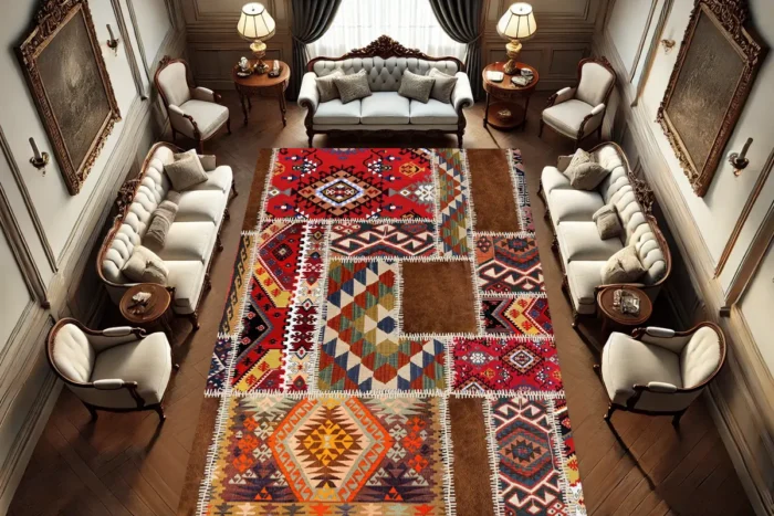 Nomadic Mosaic Washable Rug - Image 3