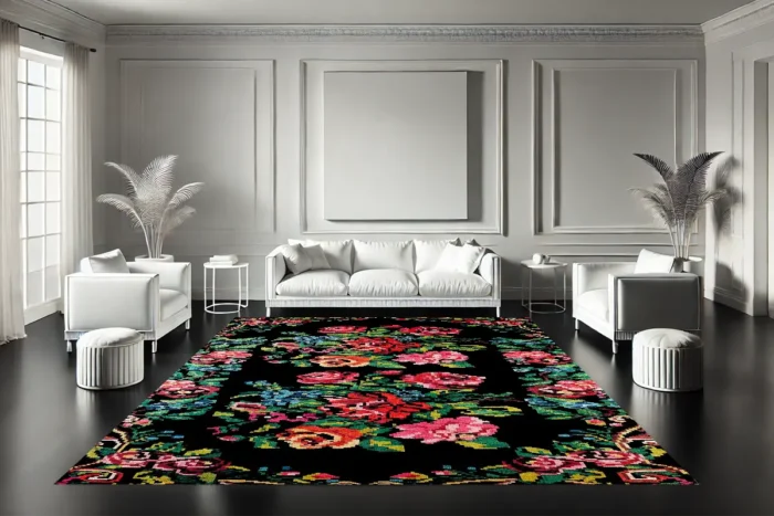 Vintage Rosewood Washable Rug - Image 2