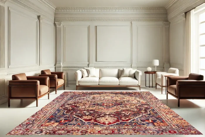 Heritage Medallion Washable Rug - Image 4