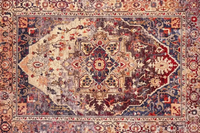Heritage Medallion Washable Rug - Image 1