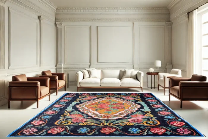 Opulent Bloom Washable Rug - Image 4