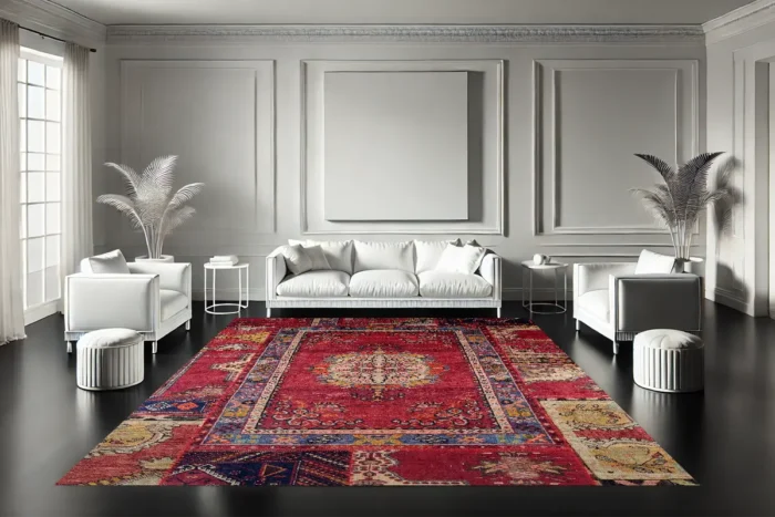 Crimson Legacy Washable Rug - Image 2
