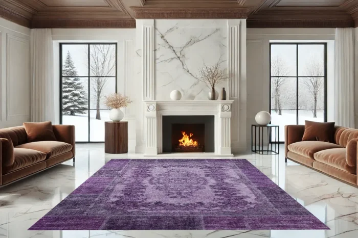 Lavender Opus Washable Rug - Image 2