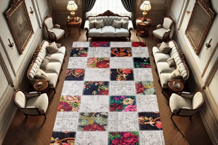 Floral Heritage Washable Rug - Image 3