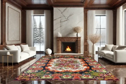 Garden of Eden Washable Rug Garden of Eden Washable Rug