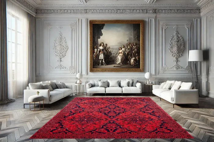 Crimson Pavilion Washable Rug - Image 4