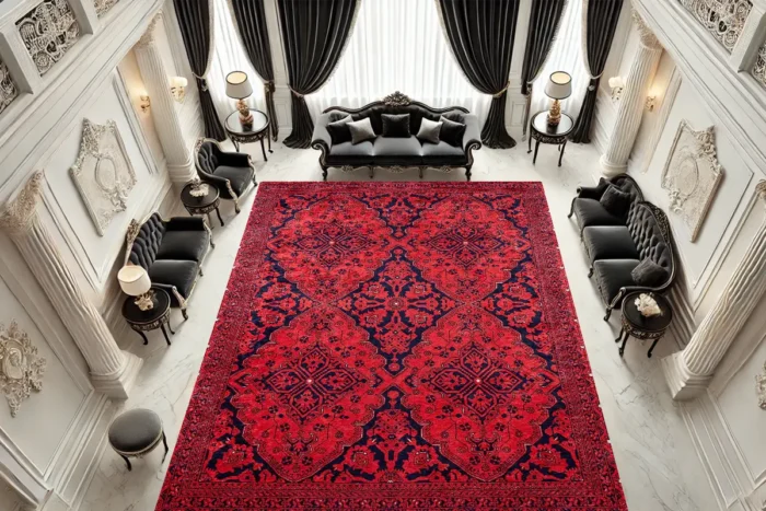 Crimson Pavilion Washable Rug - Image 3