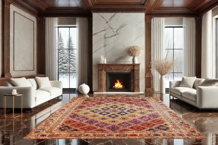 Desert Mosaic Washable Rug - Image 2