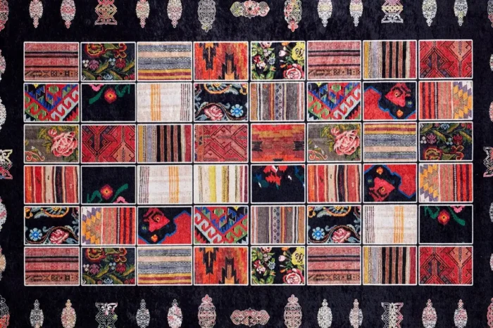Bazaar Tapestry Washable Rug - Image 1