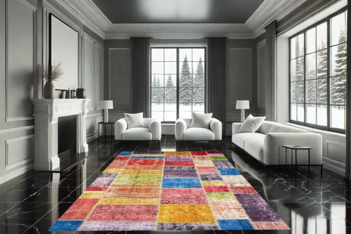 Carnival Mosaic Washable Rug - Image 4