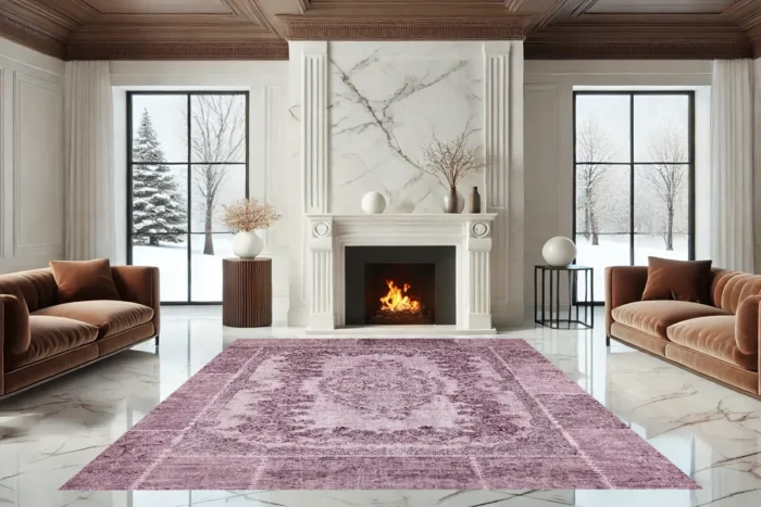 Lavender Reverie Washable Rug - Image 2