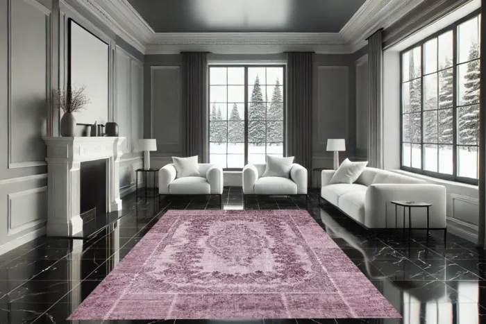 Lavender Reverie Washable Rug - Image 4