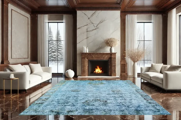 Azure Dream Washable Rug - Image 2