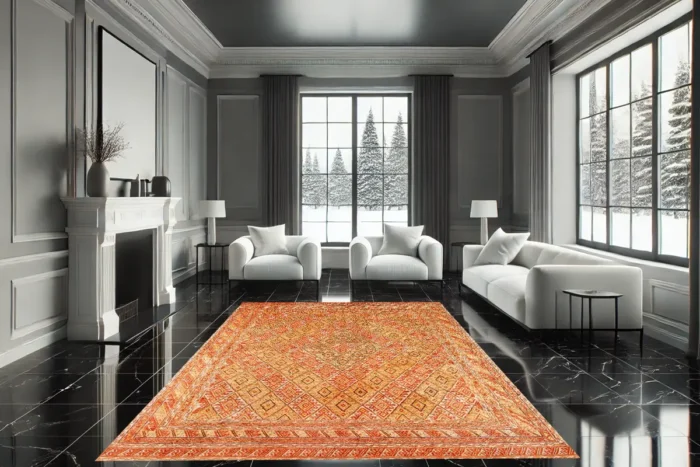 Desert Sunburst Washable Rug - Image 4