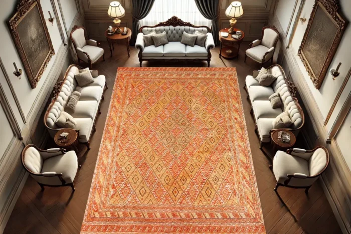 Desert Sunburst Washable Rug - Image 3