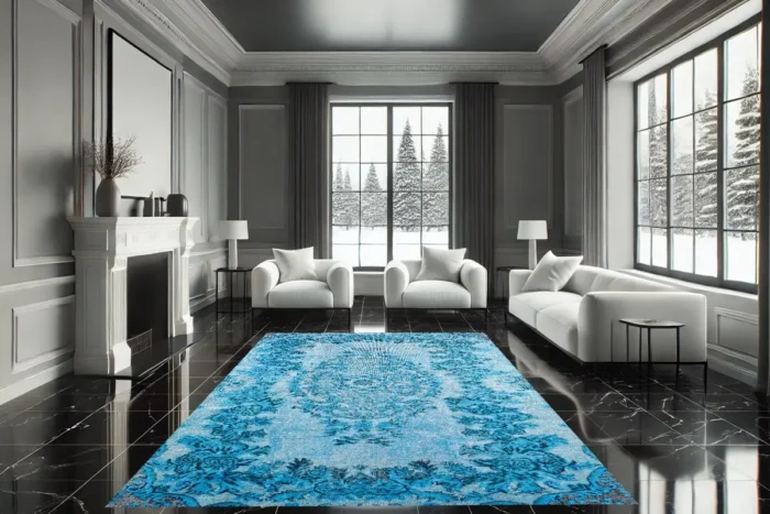 Azure Embrace Washable Rug - Image 4