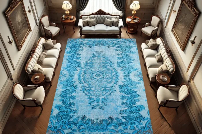 Azure Embrace Washable Rug - Image 3