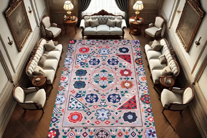 Ottoman Gardens Washable Rug - Image 3