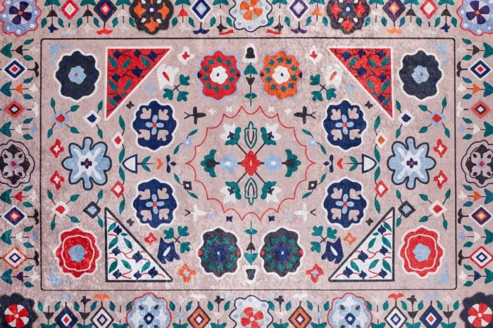 Ottoman Gardens Washable Rug - Image 1