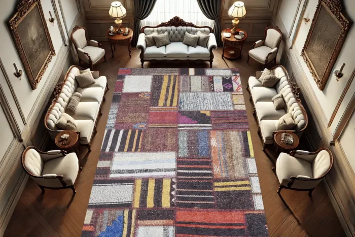 Patchwork Legacy Washable Rug - Image 3