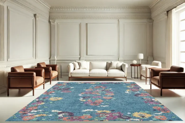 Floral Serenade Washable Rug - Image 4