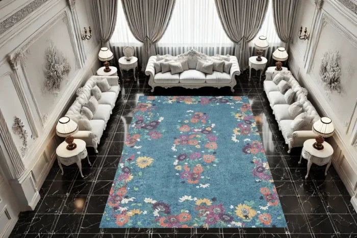 Floral Serenade Washable Rug - Image 3