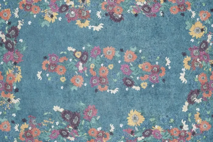 Floral Serenade Washable Rug - Image 1