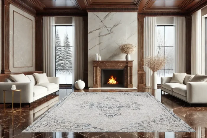 Palatial Frost Washable Rug - Image 2