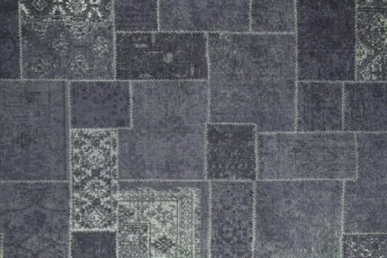Midnight Patchwork Washable Rug Midnight Patchwork Washable Rug