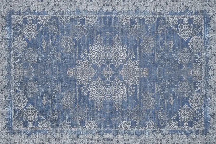 Ottoman Azure Washable Rug - Image 1