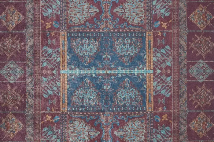 Royal Mosaic Washable Rug - Image 1