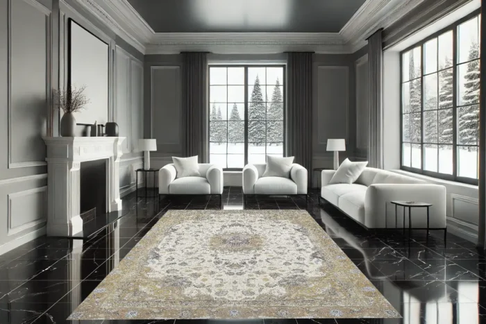 Imperial Blooms Washable Rug - Image 4