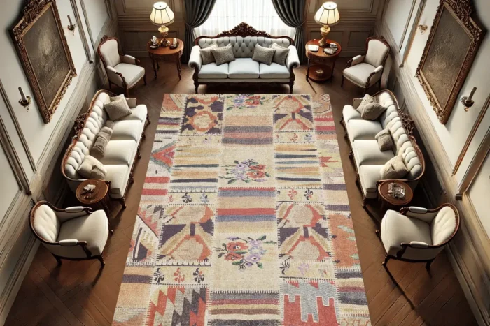 Patchwork Reverie Washable Rug - Image 3