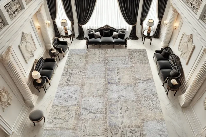 Patchwork Heirloom Washable Rug - Image 3