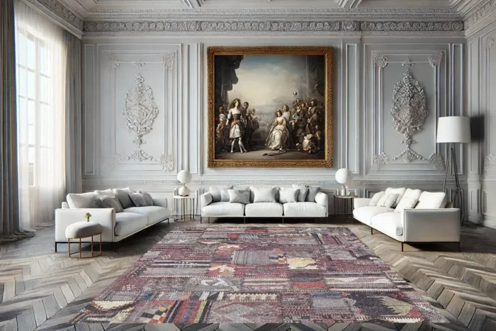 Ottoman Patchwork Washable Rug - Image 4