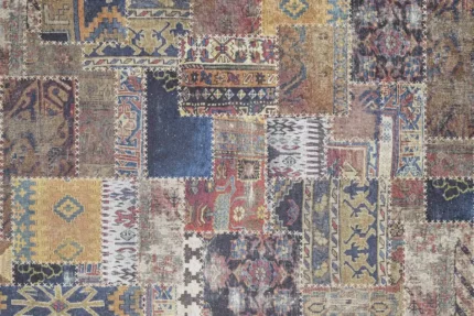 Egypt Patchwork Washable Rug Egypt Patchwork Washable Rug