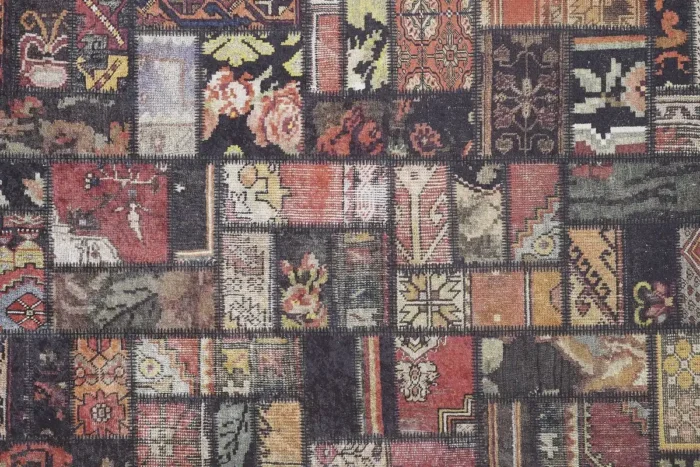 Greek Patchwork Washable Rug - Image 1