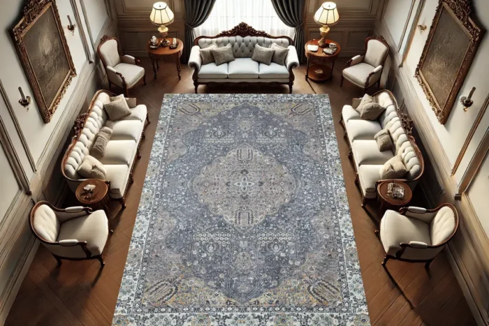 Turkish Bloom 2 Washable Rug - Image 3