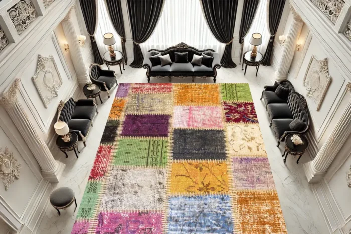 Mosaic Threads Washable Rug - Image 3