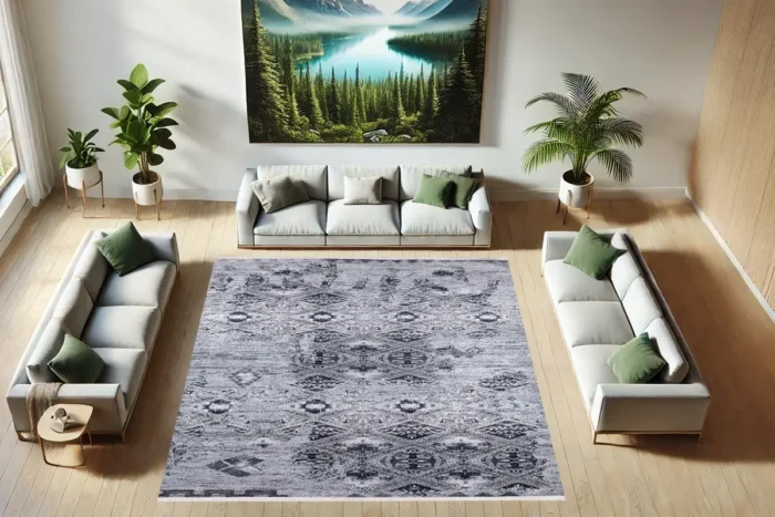 Frosted Tapestry Washable Rug - Image 3