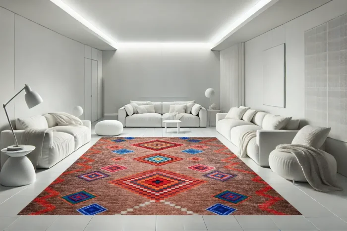 Nordic Kaleidoscope Washable Rug - Image 2
