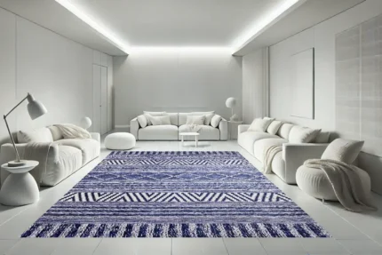 Blue Fjord Weave Washable Rug Blue Fjord Weave Washable Rug