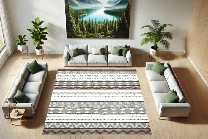Scandinavian Harmony Washable Rug - Image 3