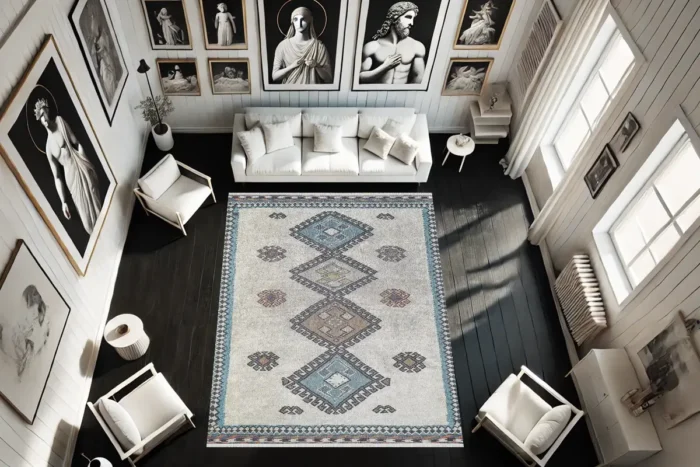 Nordic Desert Rune 2 Washable Rug - Image 3