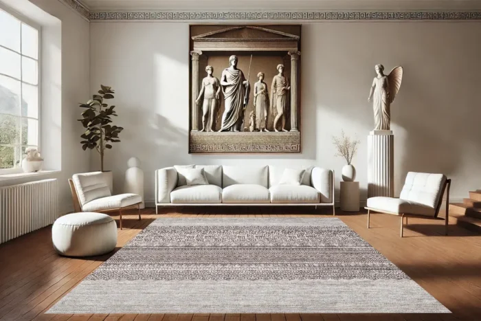 Arctic Scrolls 3 Washable Rug - Image 2