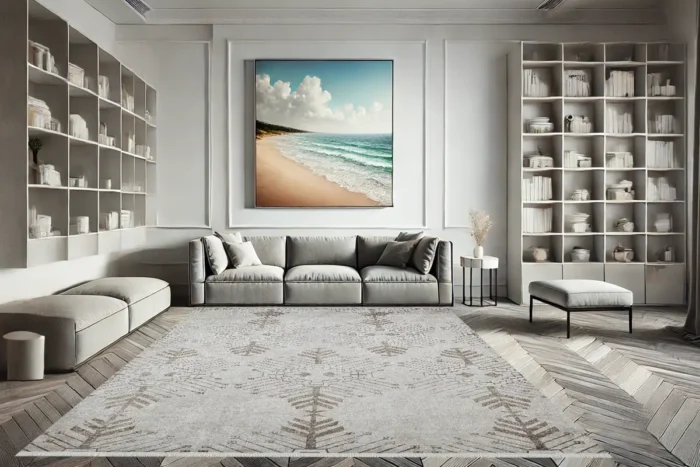 Arctic Bloom Washable Rug - Image 4